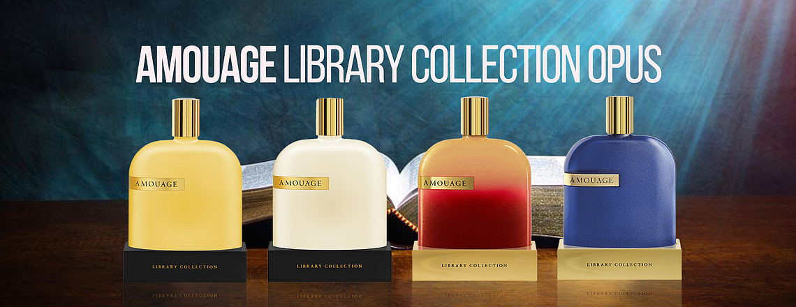 Amouage Library Collection Opus коллекция ароматов