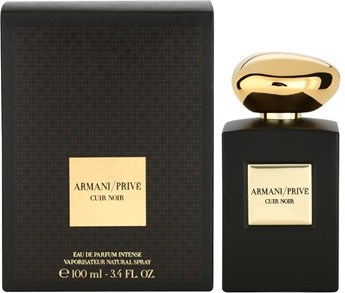 cuir noir armani prive