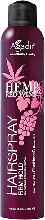Agadir Hemp & Red Wine Firm Hold Hair Spray