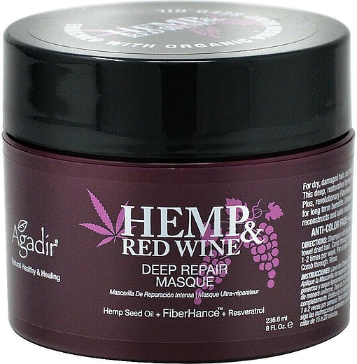 Agadir Hemp & Red Wine Deep Repair Masque