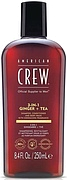 American Crew 3-In-1 Ginger + Tea Shampoo Conditioner And Body Wash