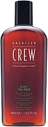 American Crew 3-in-1 Tea Tree Shampoo, Conditioner and Body Wash