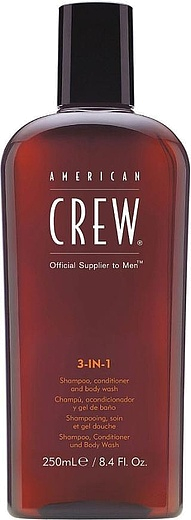 American Crew Classic 3-in-1 Shampoo, Conditioner and Body Wash