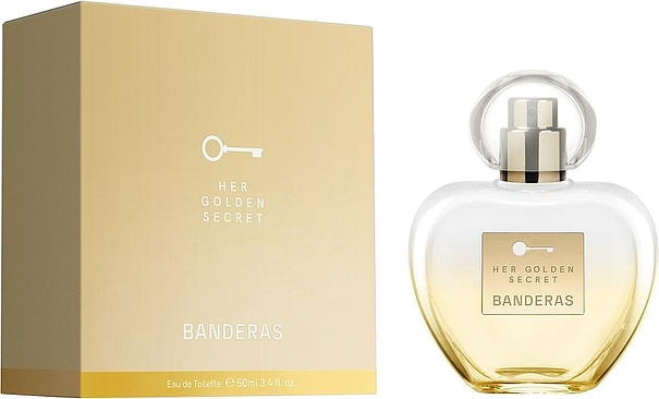 Antonio Banderas Her Golden Secret for Woman
