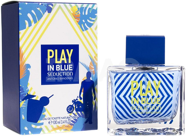 Antonio Banderas Play In Blue Seduction For Men