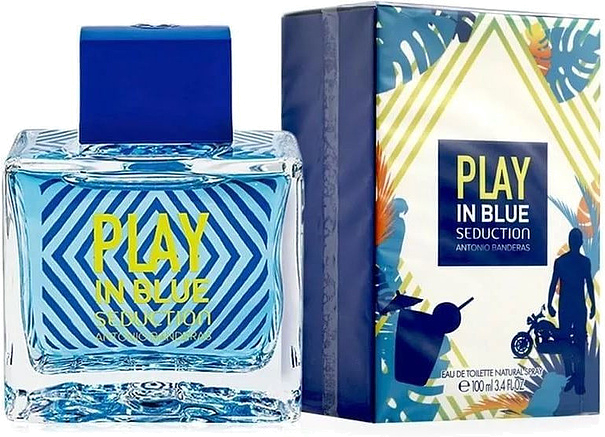 Antonio Banderas Play In Blue Seduction For Men