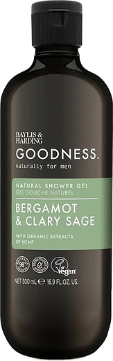 Baylis & Harding Goodness Men Bergamot & Clary Sage Shower Gel