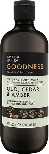 Baylis & Harding Goodness Oud, Cedar & Amber Body Wash