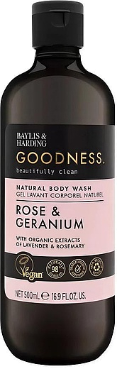 Baylis & Harding Goodness Rose & Geranium Body Wash