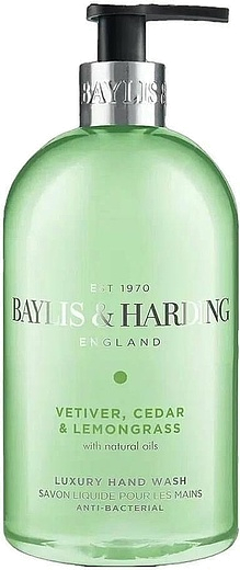 Baylis & Harding Vetiver, Cedar & Lemongrass Anti-Bacterial Hand Wash