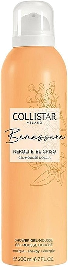 Collistar Benessere Neroli and Helichrysum Shower Gel-Mousse