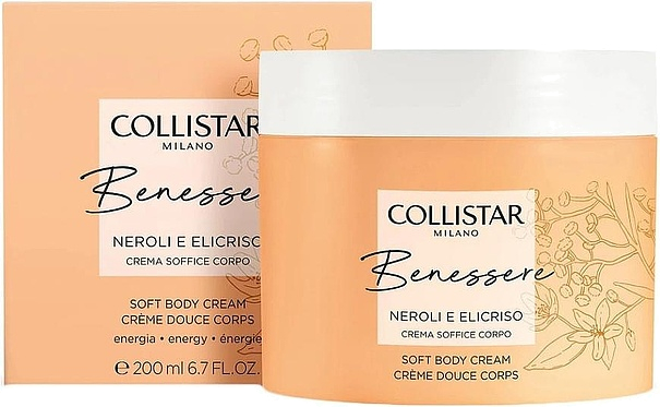 Collistar Benessere Neroli and Helichrysum Soft Body Cream