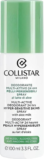 Collistar Deodorant Multi Active Pelli Ipersensibili Latte di Aloe spray