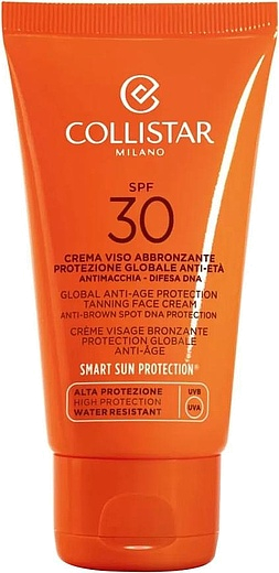 Collistar Global Anti-Age Protection Tanning Face Cream SPF30