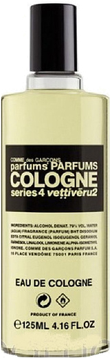 Comme des Garcons Series 4: Cologne Vettiveru 2