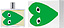 Comme des Garcons Play Green