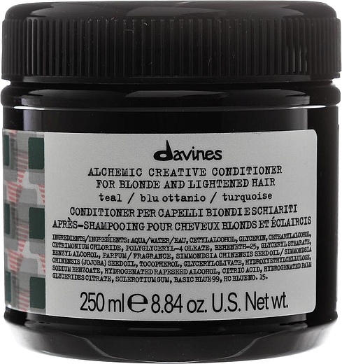 Davines Alchemic Conditioner (teal blue)
