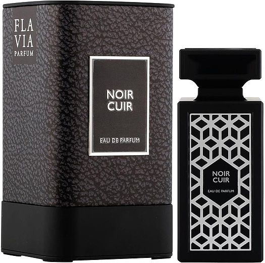 Flavia Noir Cuir