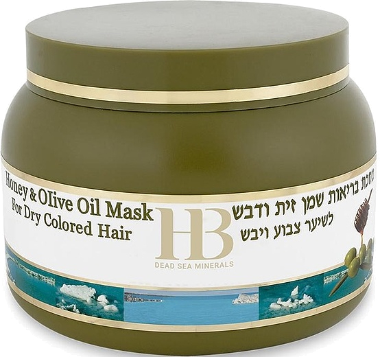 Health & Beauty Mask Honey & Olive Oil For Dry Colored Hair