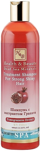 Health & Beauty Treatment Shampoo For Strong Shine Hair Pomegranate Extract