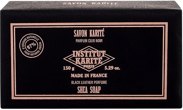 Institut Karite Paris Black Leather Shea Soap