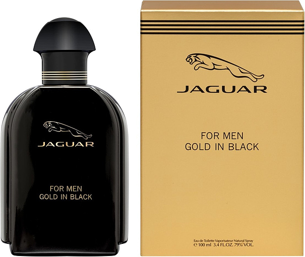 Jaguar Gold in Black