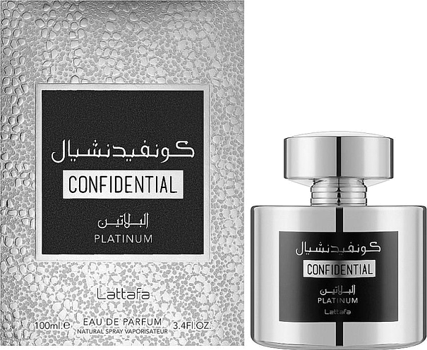 Lattafa Perfumes Confidential Platinum