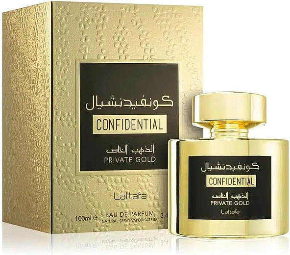Lattafa Perfumes Confidential Private Gold