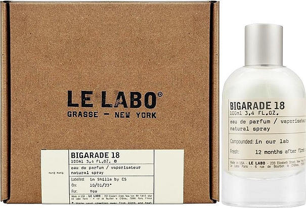 Le Labo Bigarade 18 Hong Kong