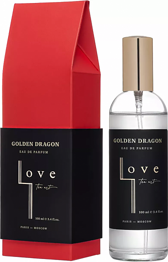 Love Tea Art Golden Dragon