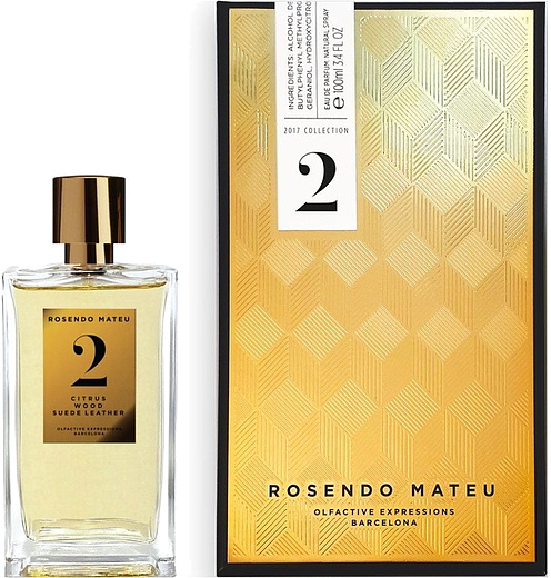 Rosendo Mateu 2 Citrus, Wood, Suede Leather