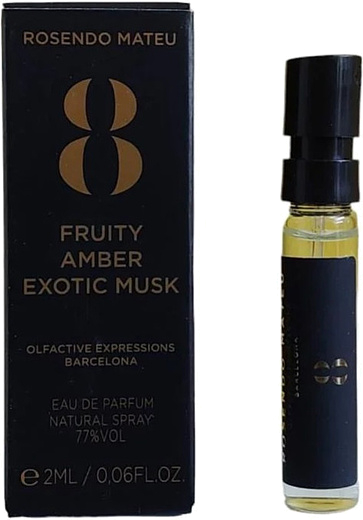 Rosendo Mateu 8 Fruity, Amber, Exotic Musk
