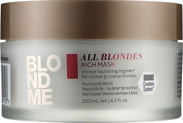 Schwarzkopf Professional BlondMe All Blondes Rich Mask