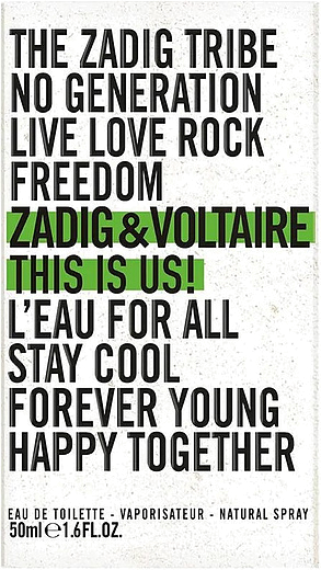 Zadig & Voltaire This Is Us! L'eau For All
